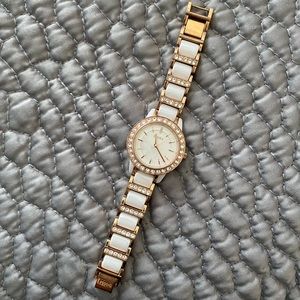Rose Gold Fossil Watch